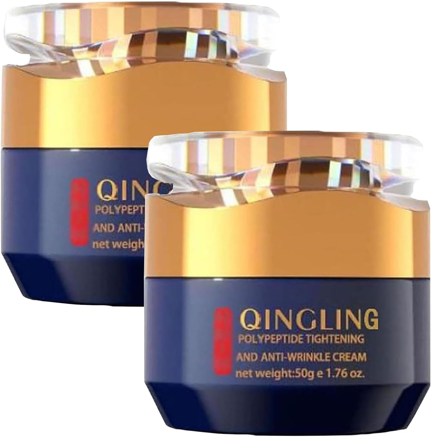 Crème Anti-Rides Qingling – Soin Rajeunissant Visage & Cou (50g)