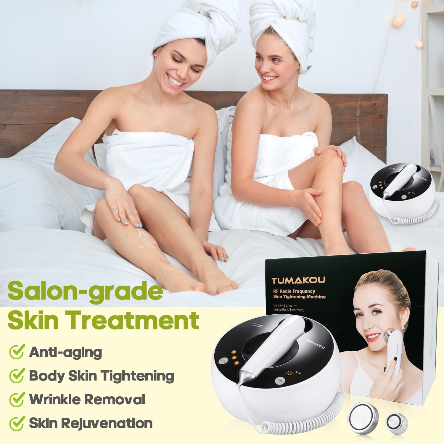 Appareil RF Radiofréquence TUMAKOU – Anti-Rides, Raffermissement, Régénération du Collagène